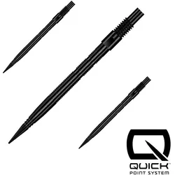 Harrows Quick Point Spitzen Schwarz Micro Grip