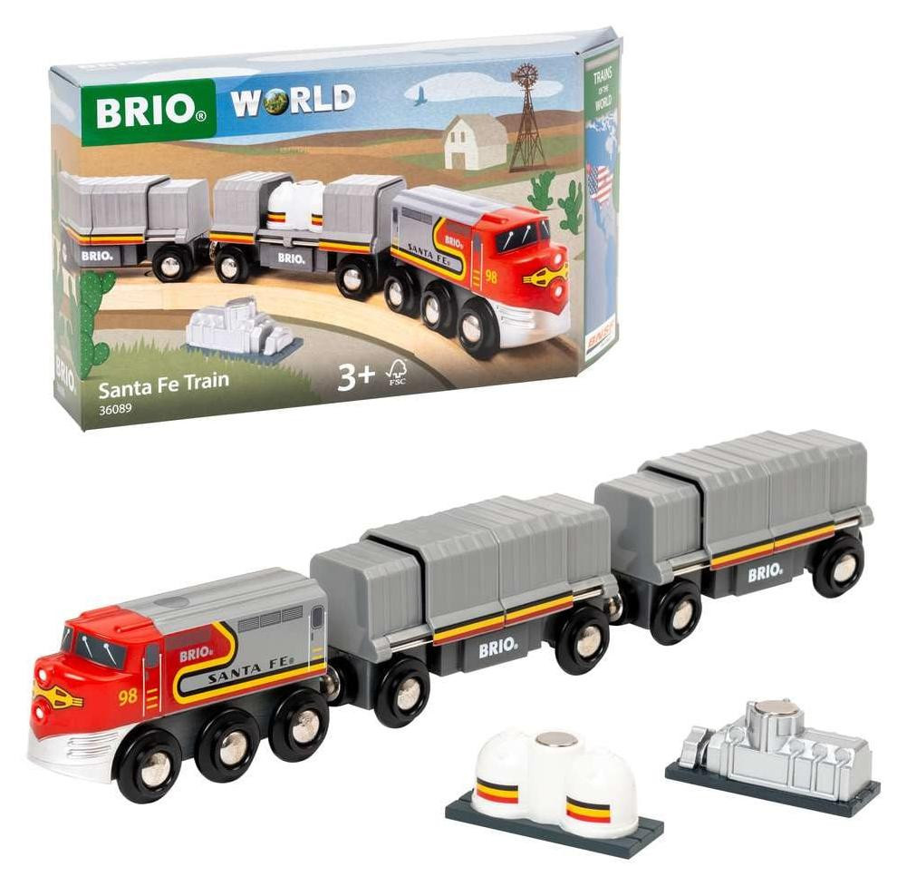 BRIO Treinen van de Wereld: Santa Fe trein, 63608900