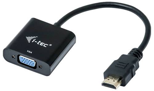 I-tec HDMI2VGAADA Adapter [1x HDMI-Stecker - 1x VGA-Buchse] 0.15m