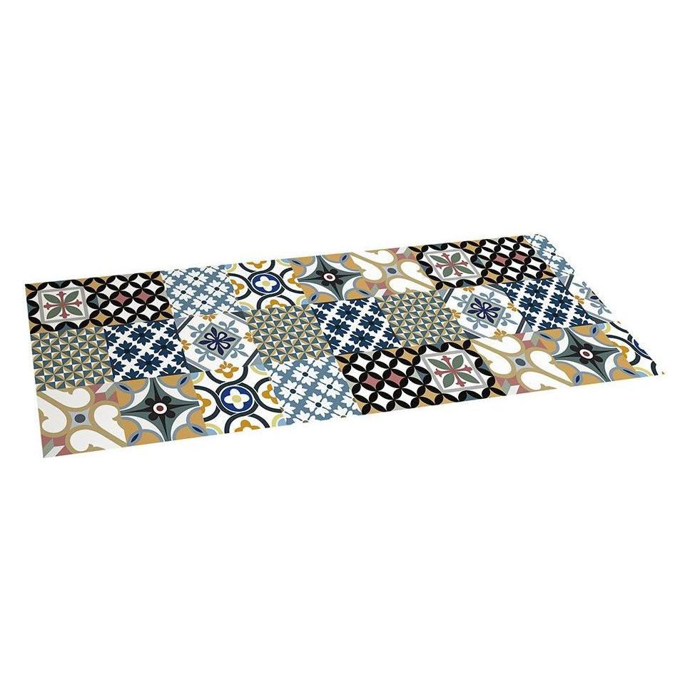 Stor Planet Vinyl-Teppich Hydraulisch Blau 50 x 140 cm (140 x 50 cm) (45303678)