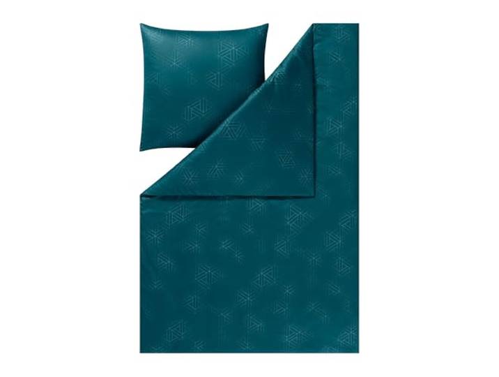 ESTELLA Kissenbezug Pippa Petrol 80x80 cm bügelfreie Qualität pflegeleicht & trocknerfest ideale Vier-Jahreszeiten-Garnitur 100% Baumwolle