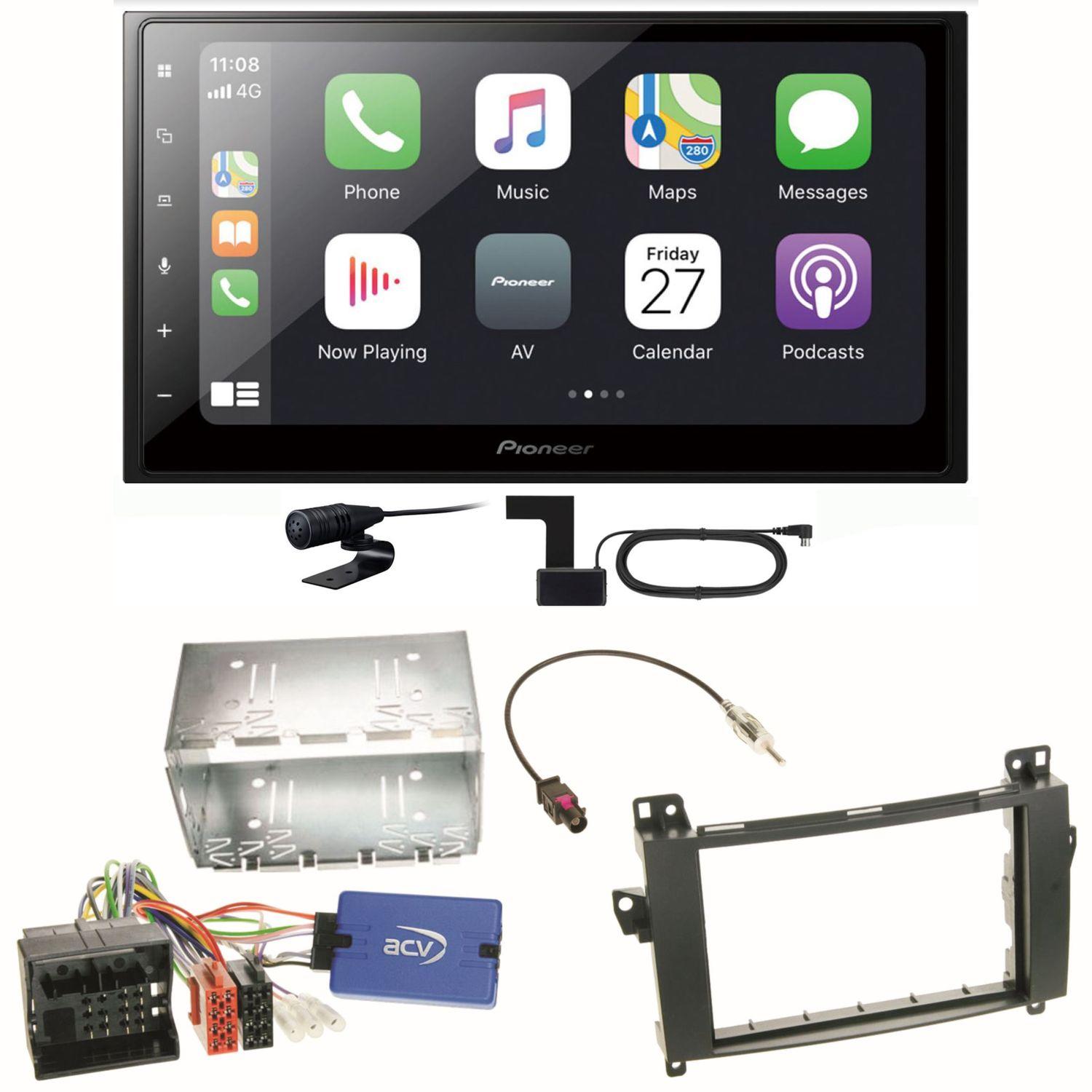 Pioneer SPH-DA250DAB Bluetooth Digitalradio USB Einbauset für Mercedes Vito W447
