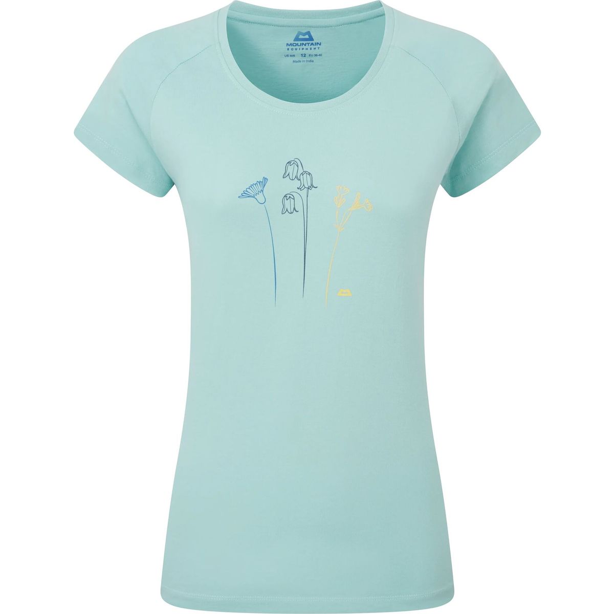 Mountain Equipment Mountain Flower Wmns Tee aqua (Me-01937) 12 ME-008610-Me-01937-12