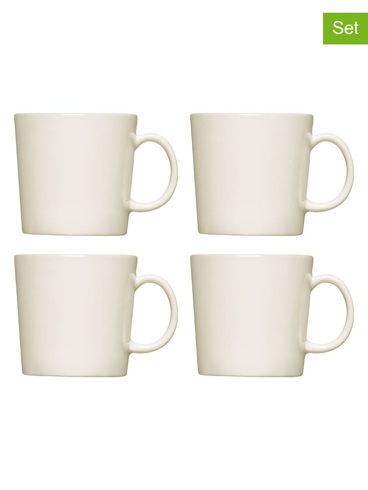 iittala 4er-Set: Tassen "Teema" in Weiß - 300 ml - onesize
