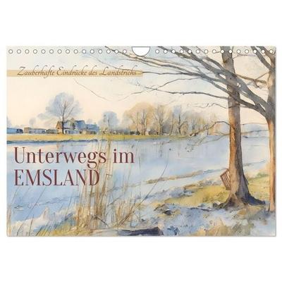 Unterwegs im Emsland (Wandkalender 2027 DIN A4 quer), CALVENDO Monatskalender