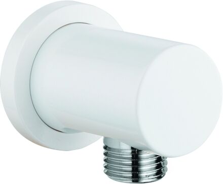 Grohe Rainshower raccord mural coude 27057LS0 blanc lune