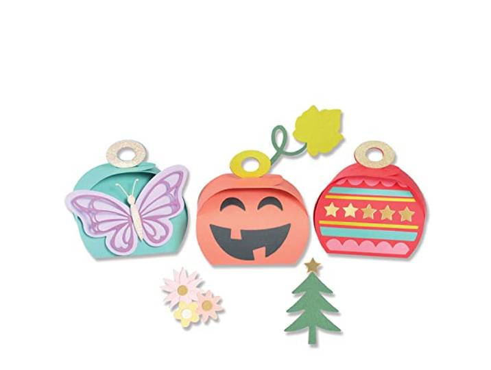 Thinlits Die Set 12PK geschenkdozen voor de feestdagen van Jennifer Ogborn