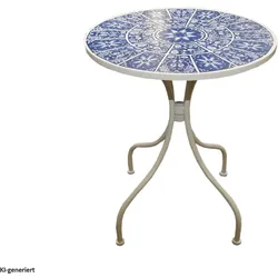 HTI-Living, Gartentisch + Balkontisch, Gartentisch mit Keramiktischplatte (60 x 70 cm)