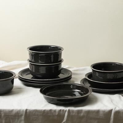Stone Lain Slate Stoneware Dinnerware Set