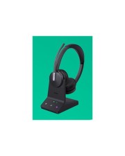 Yealink WH64 Dual Teams Headset On-Ear DECT / Bluetooth kabellos Zertifiziert für Microsoft (1208674)