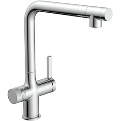 KIRCHHOFF  AQUASTAR  PREMIUM  Sprudelwasser-Spültischarmatur  Chrom  Wasserhahn  mit  Kühl-  und  Filtersystem