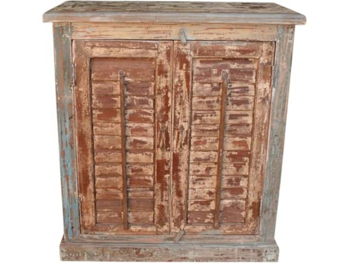 Vintage Beistellschrank, Kommode, Nachttischschrank, Holz, Modell 2