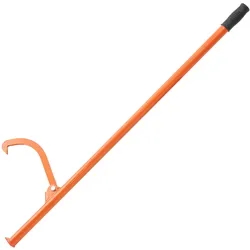 VEVOR Fällheber, 1180 mm, robuster Stammheber aus Stahl, Forsthaken, Holzheber für Stämme mit 81 cm Durchmesser, Forstwerkzeug, Fällhilfe mit Doppelfunktion zum Rollen & Festklemmen von Stämmen