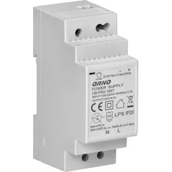 ORNO PSU-1647 - Schaltnetzteil, Hutschiene, 24 W, 24 V, 1 A