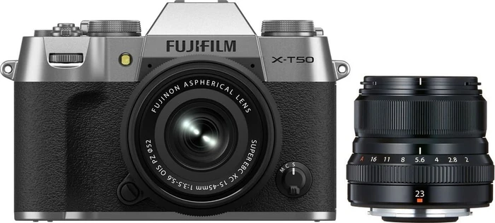 Fujifilm X-T50 silber + XC 15-45mm f/3.5-5.6 OIS PZ