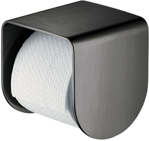 Hansgrohe Axor Papierrollenhalter 42436340 mit Ablage, brushed black chrome