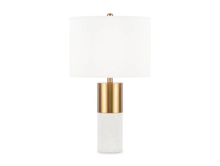 Tischleuchte Bianco Messingfarben max. 60 Watt