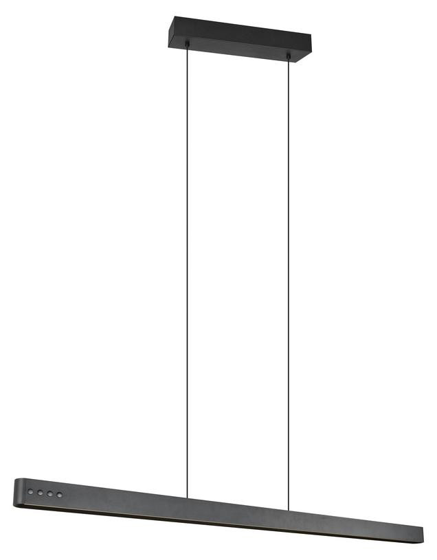 Hanglamp Donegal Trio zwart van Trio met LED en aluminium