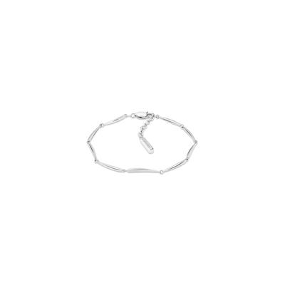 Armkette CALVIN KLEIN "ELONGATED DROP LE", edelstahlfarben, Armbänder, Damen, 18,5cm, Edelstahl, Armkette