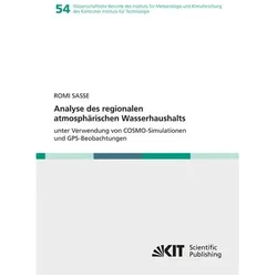 Analyse des regionalen atmosphärischen Wasserhaushalts unter Verwendung von COSMO-Simulationen und G, Fachbücher von Romi Sasse