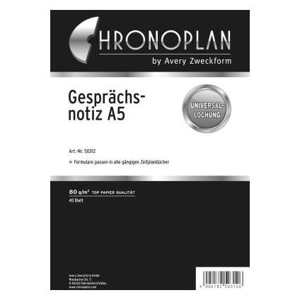Chronoplan Gesprächsnotiz (A5) (50312Z.19)