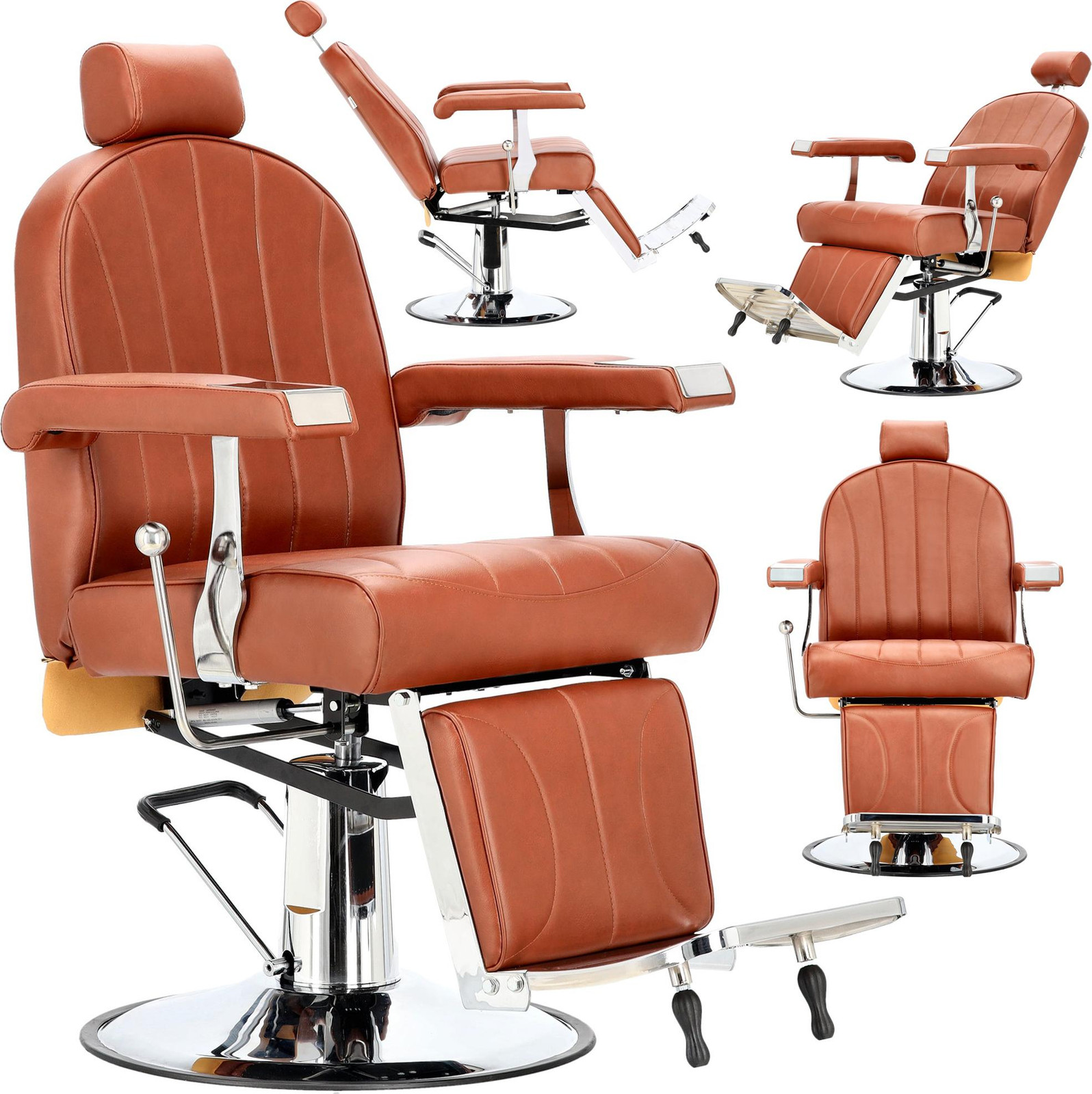 Barberking Demeter hydraulische kappersstoel voor professionele barber shops