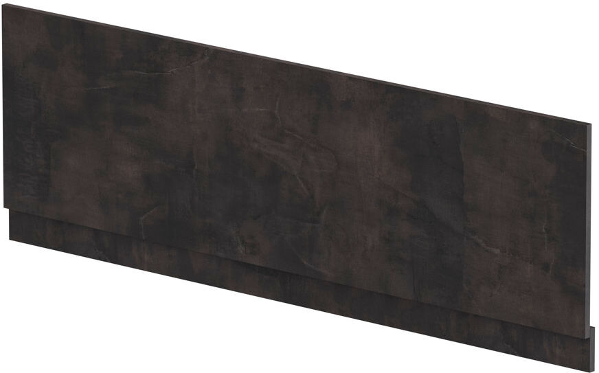 Nuie 1700Mm Bath Front Panel & Plinth Metallic Slate