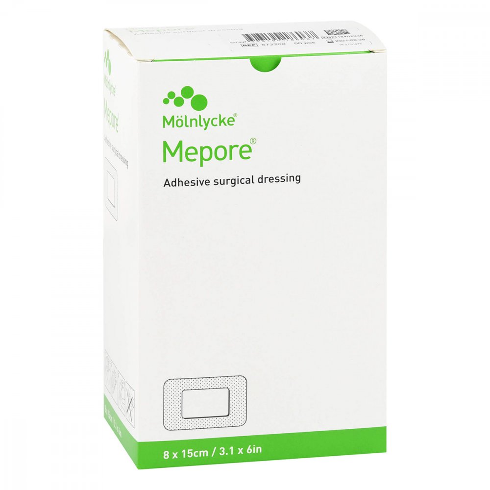 Mölnlycke Health Care GmbH Mepore Wundverband 8x15 cm steril 12978805