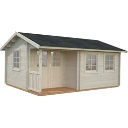 Palmako Gartenhaus Susanna 16,4 m2 - 44 mm naturbelassen
