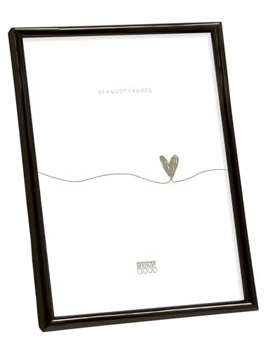 Deknudt kunststof frame S011S2 zwart glanzend B: 20,0 cm, H: 30,0 cm