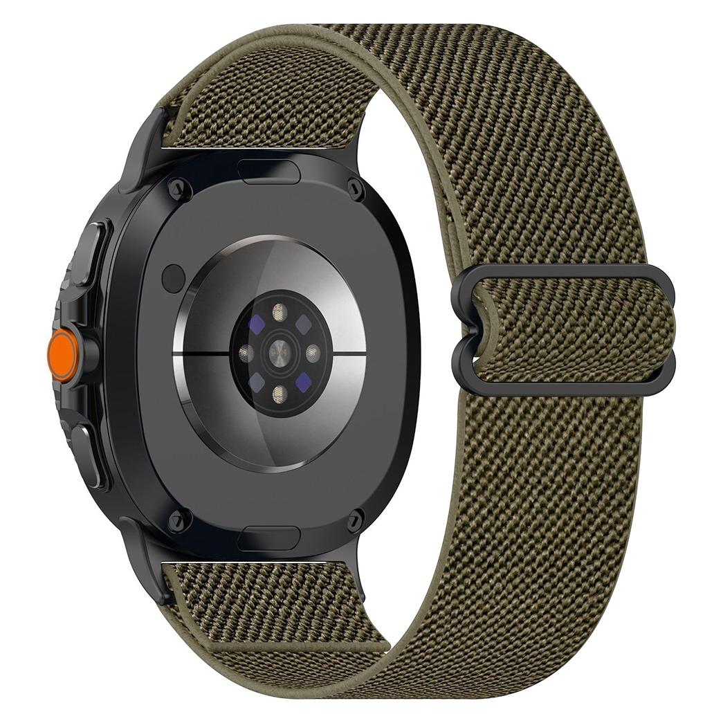 Techsuit - Watchband (W080) - Samsung Galaxy Watch8 40mm/Watch8 44mm/Watch8 Classic - Dark Moss (Textile) (59672162)