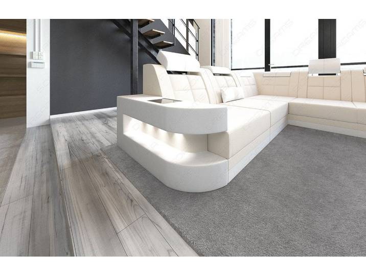 Wohnlandschaft Wave XXL U-Form in Stoff