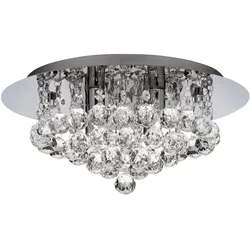 Deckenleuchte Hanna Chromfarben max. 33 Watt Deckenlampe