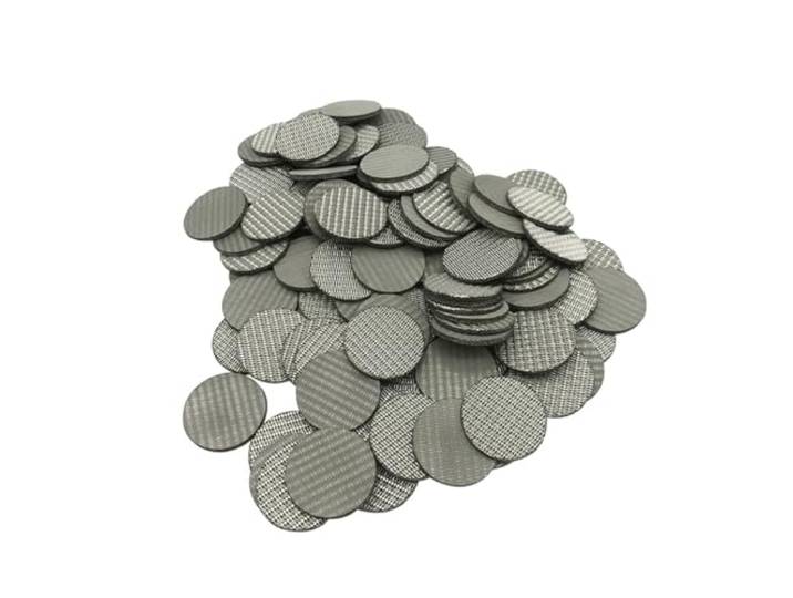 Gesinterte Filterscheibe aus Edelstahl 304, 8 mm, 20 μm, langlebiges Sieb(50mm x3mmx 10pcs)