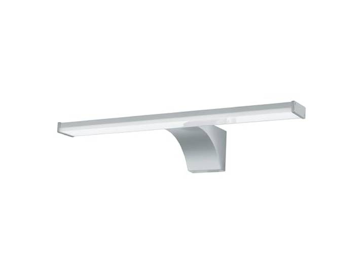 Eglo LED Applique murale Pandella 2\, lampe miroir avec détecteur de mouvement\, applique murale en plastique\, lampe de salle de bain en argent\, chrome\, blanc\, IP44\, L 40 cm