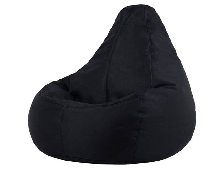 Bean Bag Bazaar Dalton Pouf Gaming et Salon Noir Rembourrage Perles Tissu Résistant à l'Eau