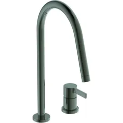 Ideal Standard Gusto Küchen-2-Loch-Armatur BD422A5 magnetic grey, mit hohem Rohrauslauf