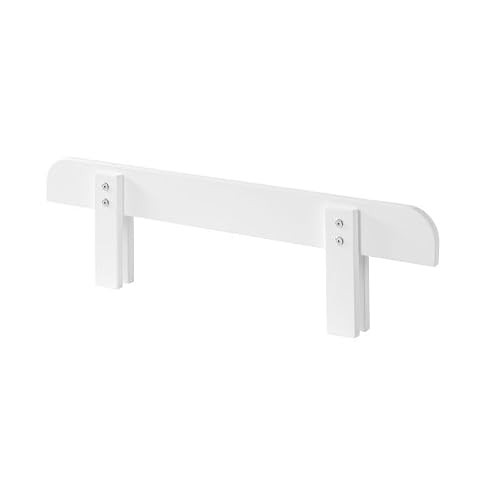 Vipack KICO0314 KIDDY 2-delig bedbeveiliging, wit, MDF en massief grenen, B/D/H: 206,6 x 96 x 72 cm