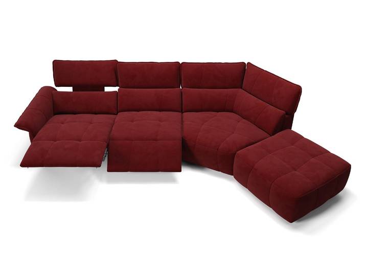 Stoff Polsterecke ADRIA Wohnlandschaft XXL