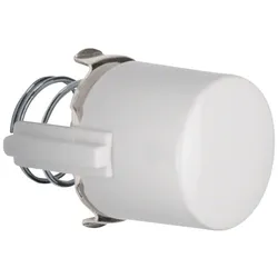 Hager WTF5285WG Tasterknopf für Drucktaster und Lichtsignal E10 1930/Glas polarweiß, glänzend