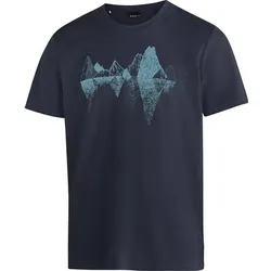 MAIER SPORTS Herren Shirt Tilia Pique M He-Shirt 1/2 Arm, Größe XL in Blau Blau
