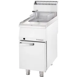 Stalgast Edelstahl Gas-Fritteuse, 17 Liter Einzelbecken, Serie 700 ND