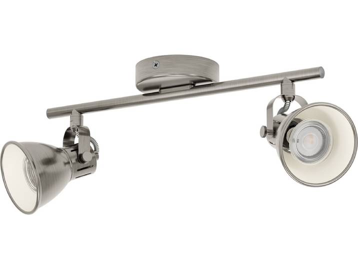 EGLO Seras - LED spot - 2-Lichts - 3\,3W - nikkel-antiek/creme