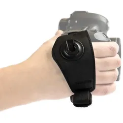 RESTRAP Grip Sling Handschlaufe mit Schnellverschluss und Magnethalterung für Objektivdeckel schwarz