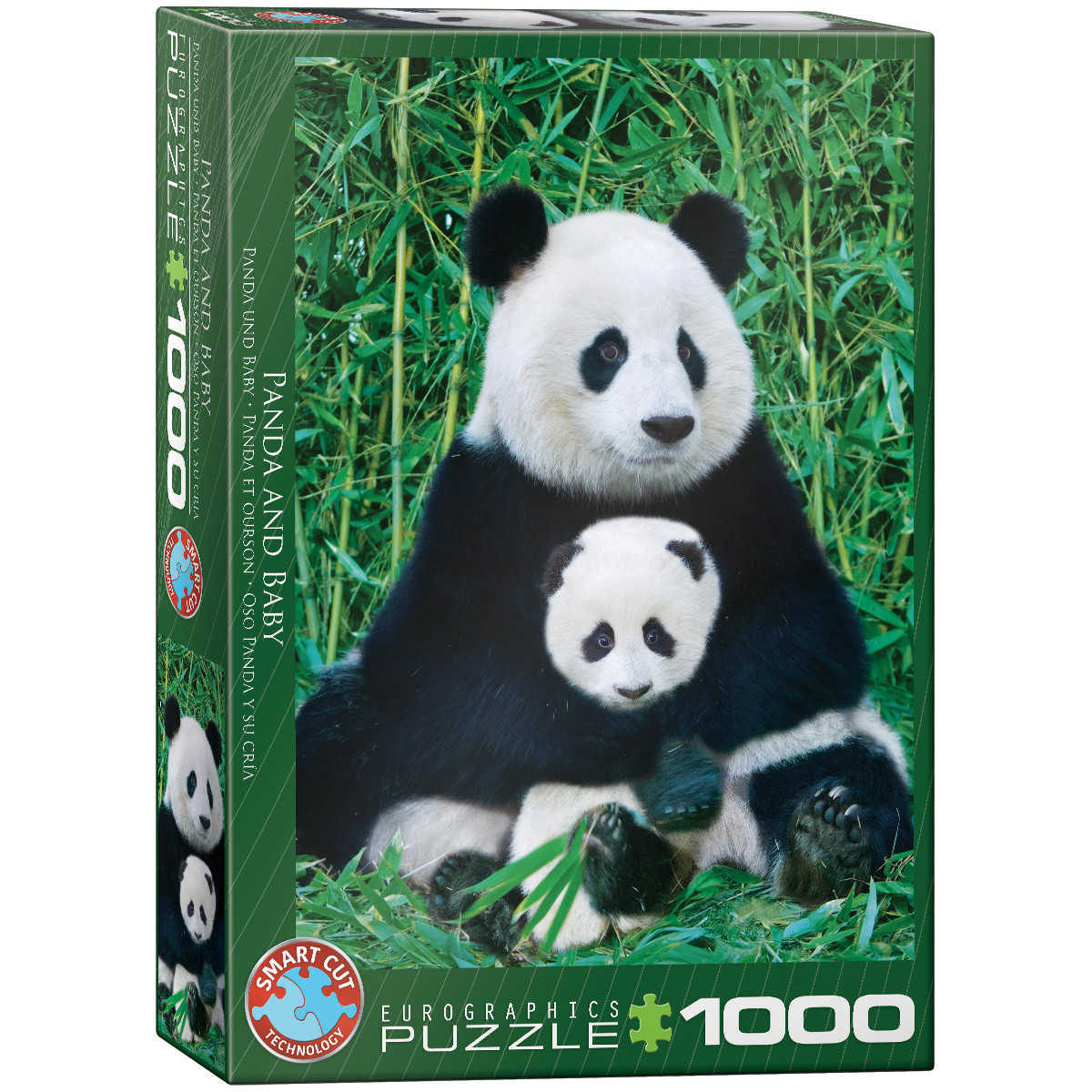 Eurographics Puzzel Panda & Baby, 1000 stukjes, Dieren
