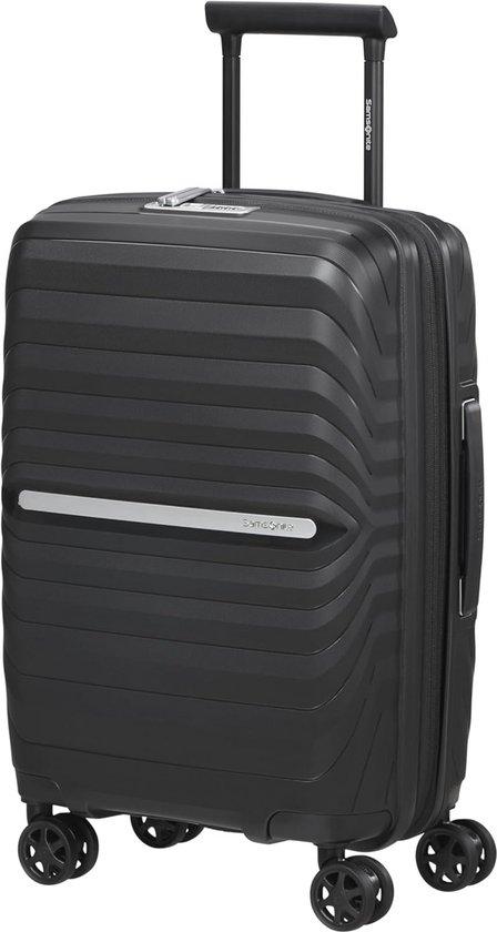 Dunne Spinner S Handtasche 55 cm - Ausziehbares Reisegepäck - Schwarz