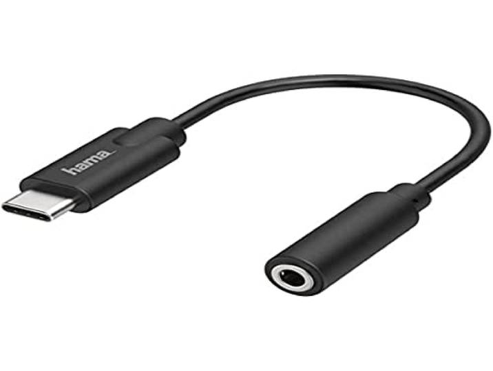 Hama Audio-adapter, USB-C-stekker - 3,5 mm aansluiting, stereo