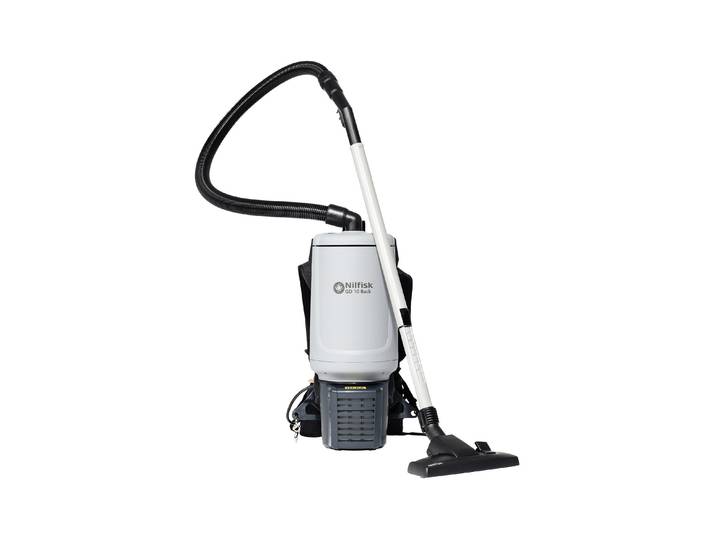 NILFISK Industriesauger Trockensauger GD10 Back HEPA EU , schwarz, B:26cm H:57cm T:38cm, Mehrzwecksauger, Industriesauger