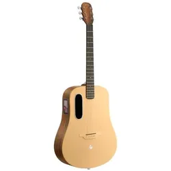 Lava Music Gitarre ME4 Spruce 41 mit Ladestation und Kabel (Akustik Gitarre, Fichte, HPL (Hochdrucklaminat), Okoume), Gitarre, Braun