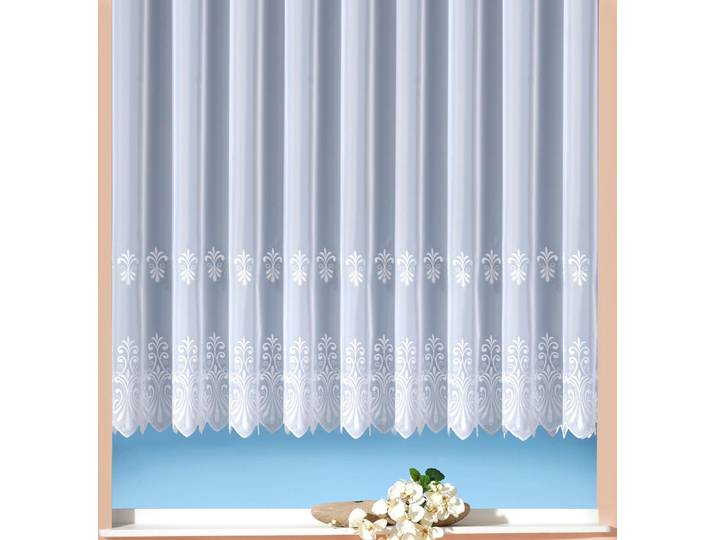 Gardine WECKBRODT Heidelberg Gr. 7, weiss (weiß), B:750cm H:175cm, Voile, Polyester, Gardinen, Gardine, echte Stickerei, Voile, transparent, mit 1 oder 2 Bordüren, Store